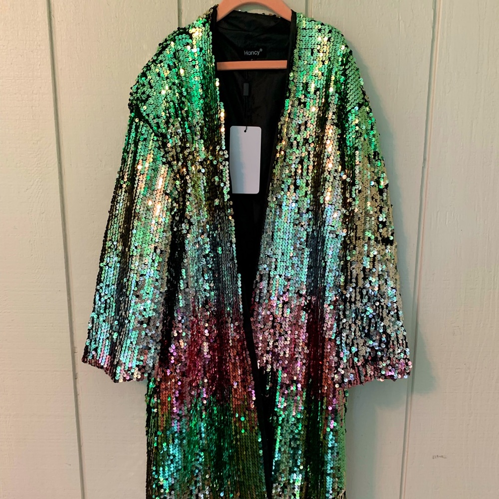NWT sequin jacket